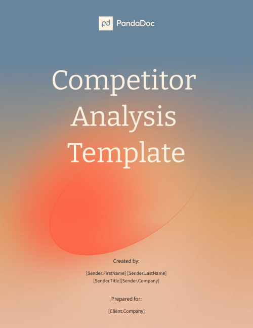 Competitor Analysis Template