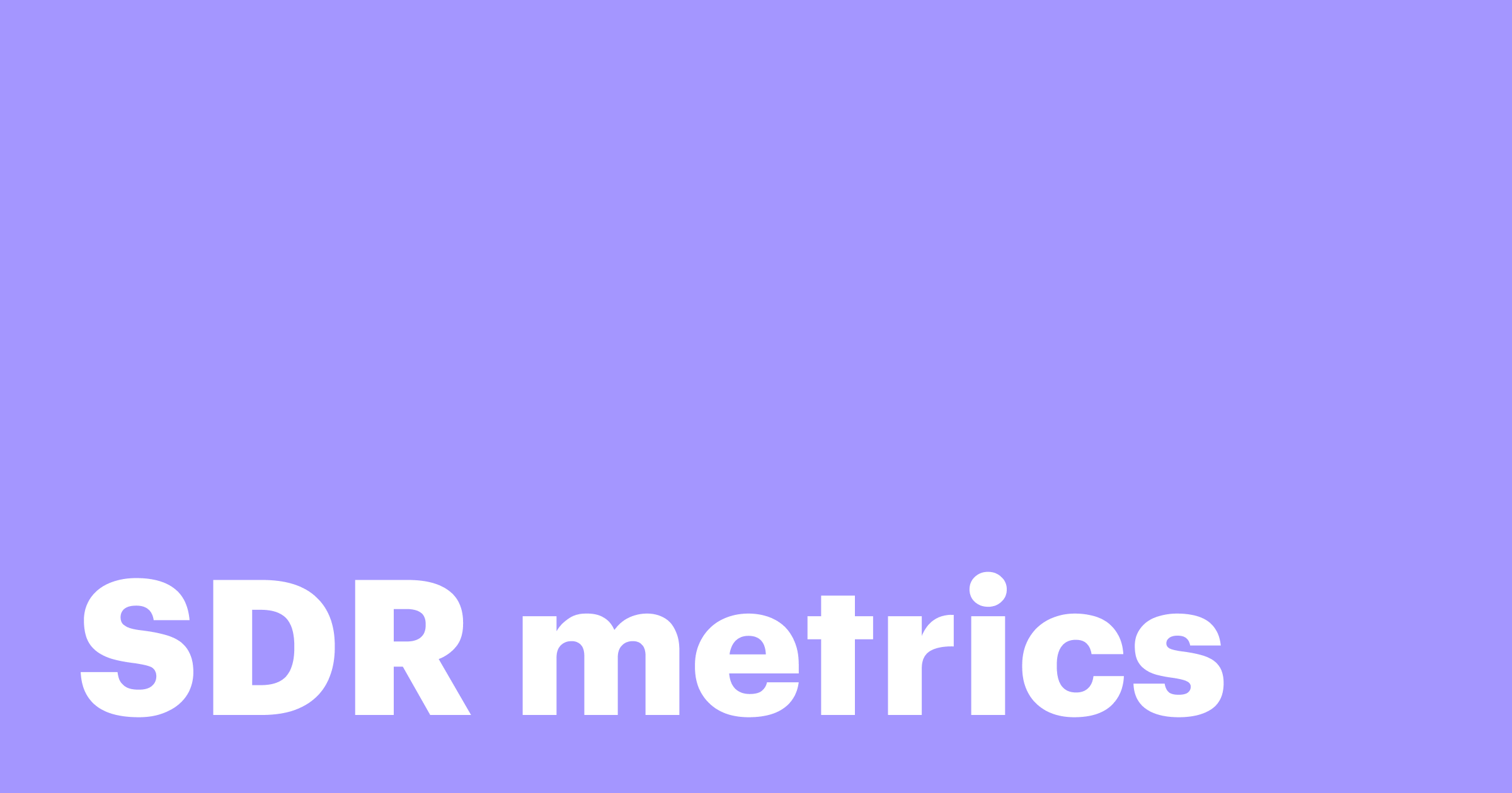 Featured: The math behind SDR metrics every company should know to optimize sales