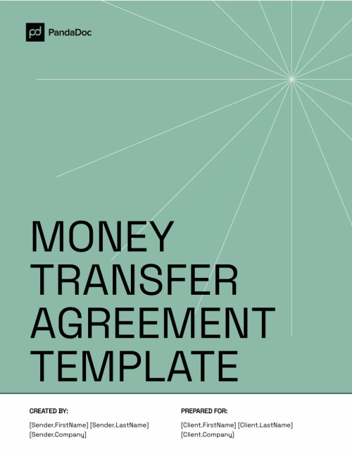 Money Transfer Agreement Template