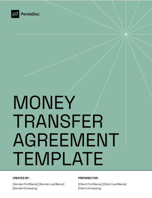 Money Transfer Agreement Template