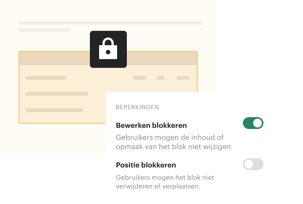 Document Content Locked NL