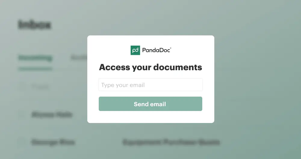 UI of Recipient Experience Hub