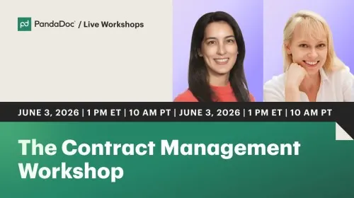 The Contract Management Workshop