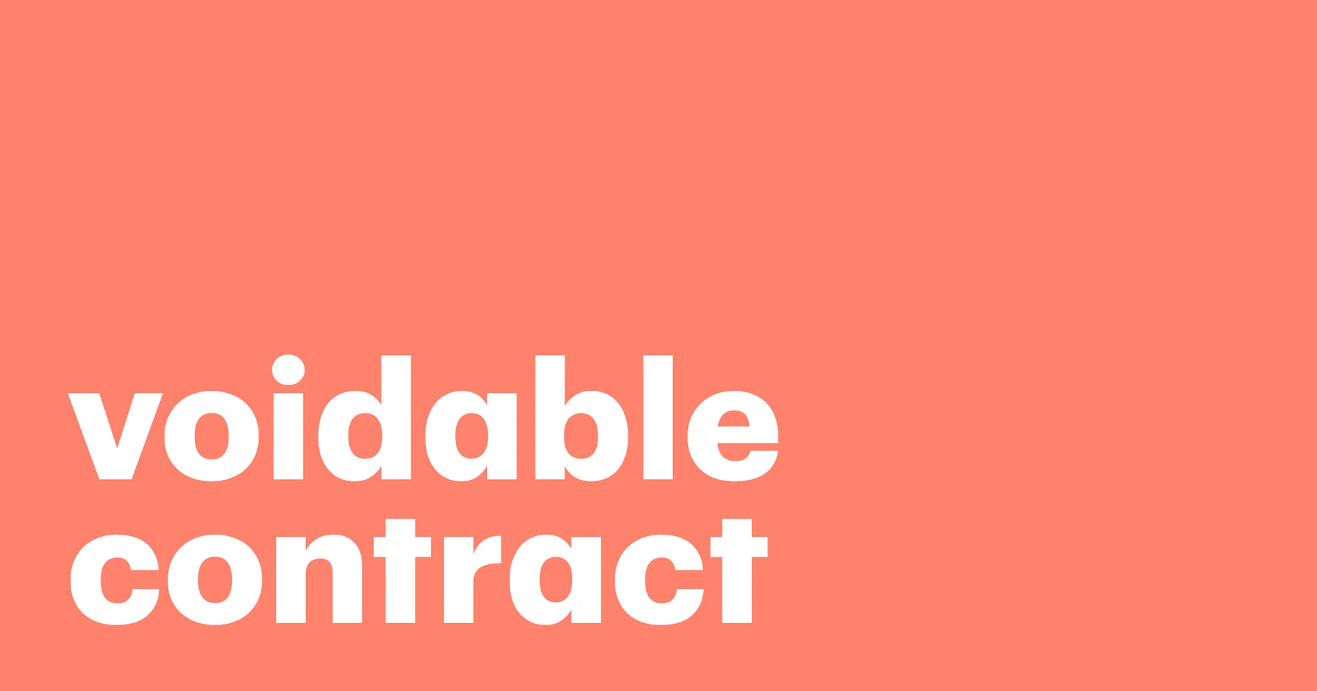 Featured: What is a voidable contract? A comprehensive guide