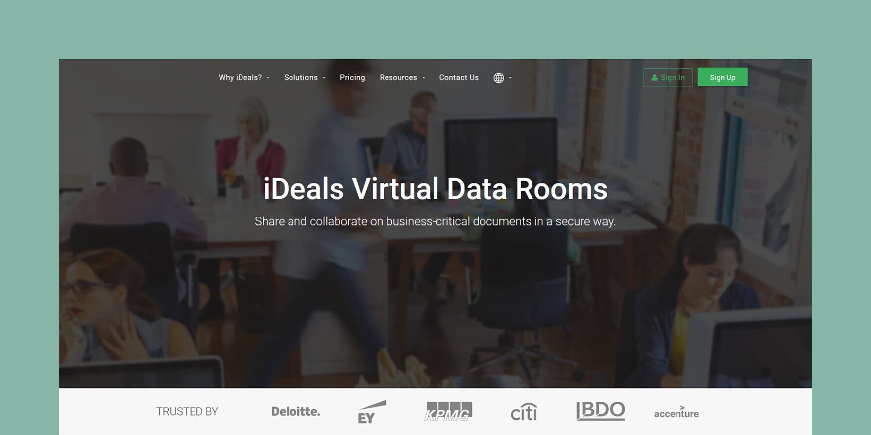 Image from Virtual data room prices and comparison