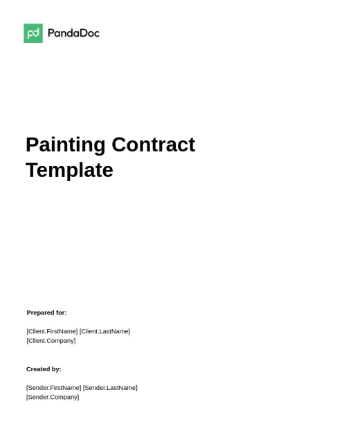 Painting Contract Template 