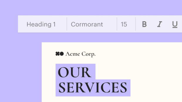 Design stunning documents