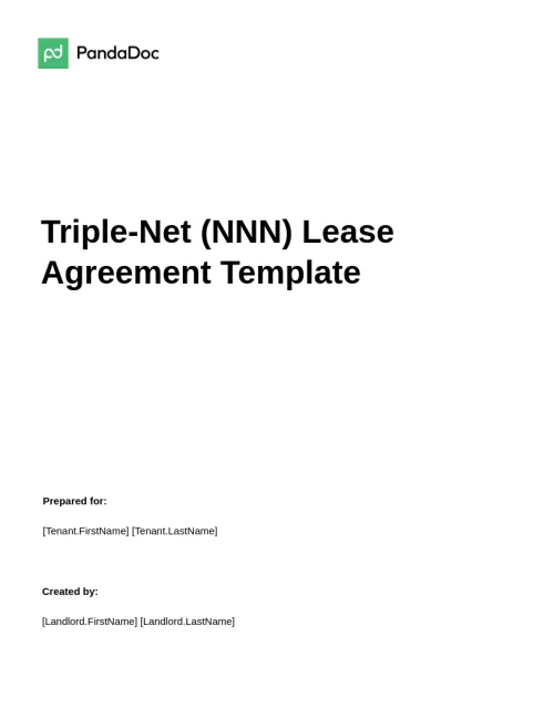 Triple-Net (NNN) Lease Agreement Template