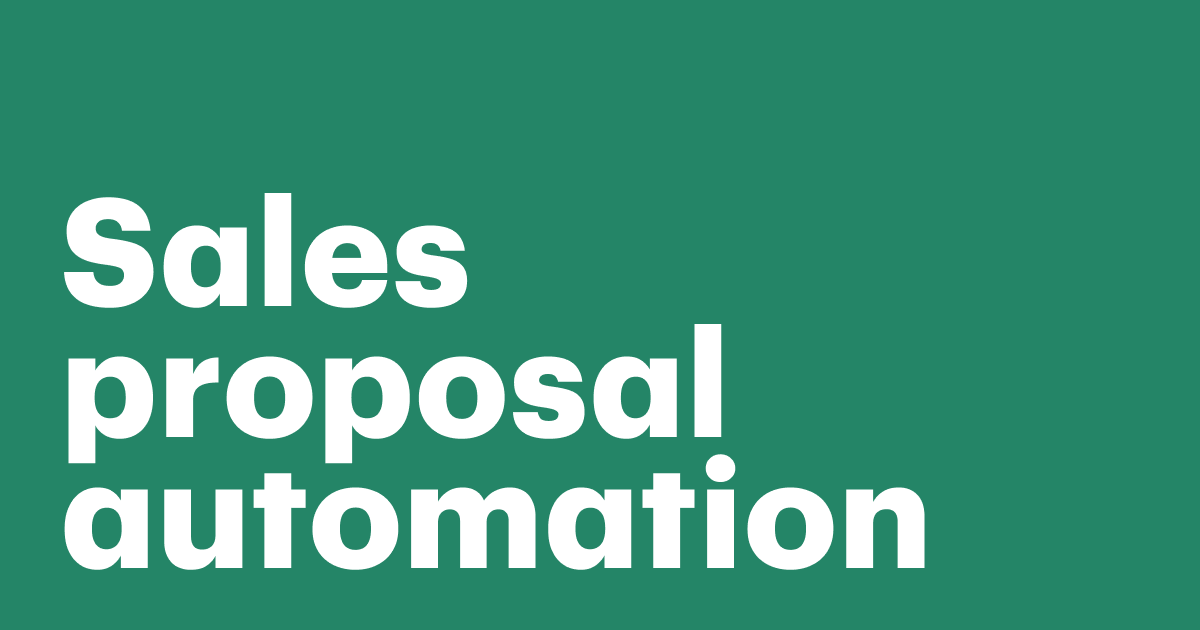 Featured: Sales proposal automation: How to close deals faster with CRM + PandaDoc