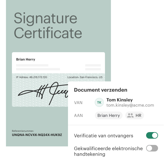 Enterprise-level beveiliging voor je meest privacygevoelige overeenkomsten