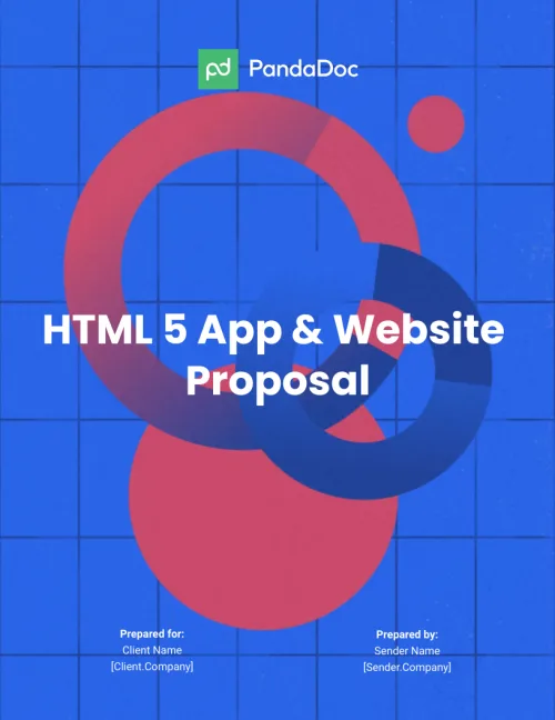HTML 5 App & Website Proposal