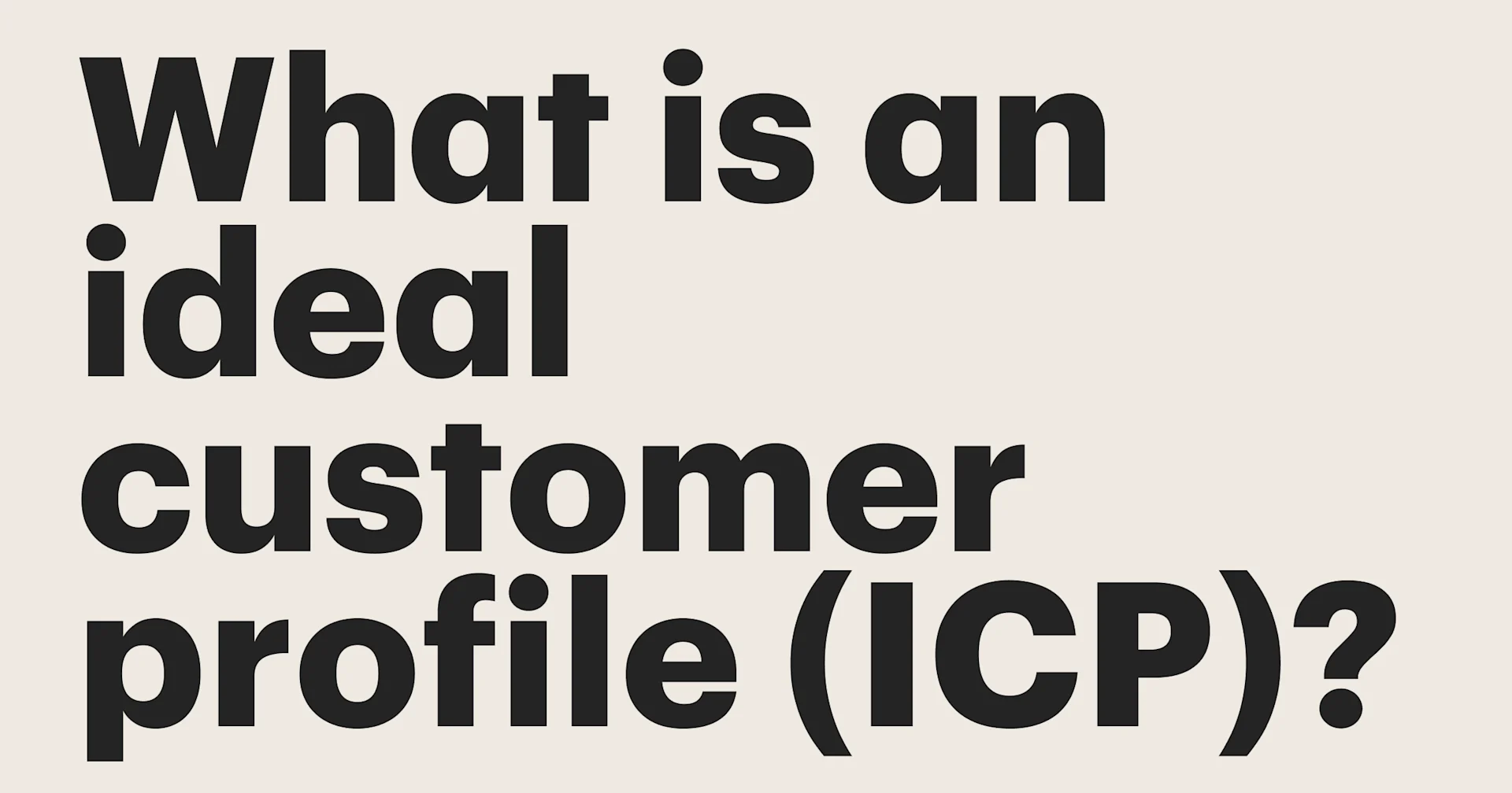 what is an icp