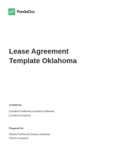 Residential Oklahoma Lease Agreement