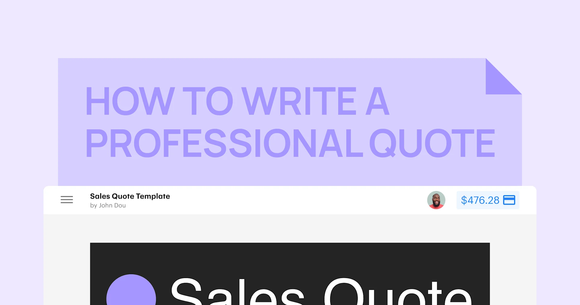 Featured: A/B test your way on how to write a professional business quote in minutes