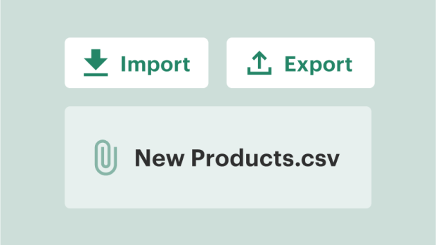Import and export your catalog via CSV