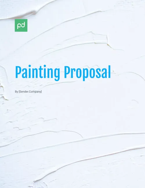 Painting Proposal Template