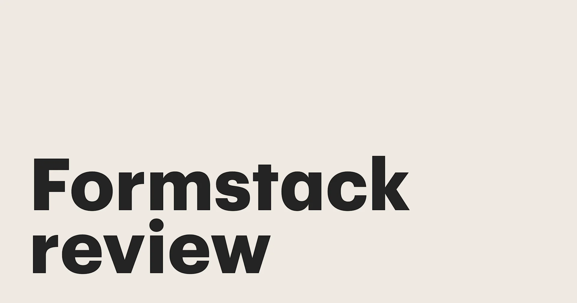 Featured: Formspring to Formstack — A conclusive review