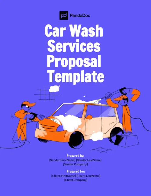 Car Wash Proposal Template