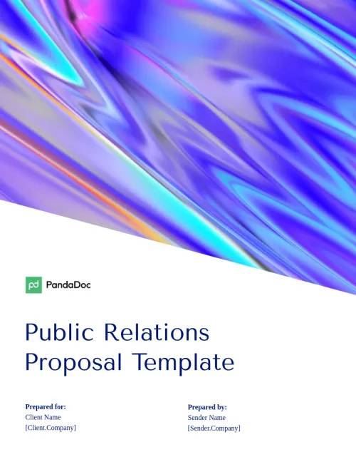 Public Relations Proposal Template