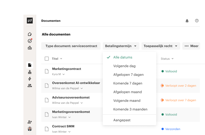 Een nieuwe plek voor je contracten