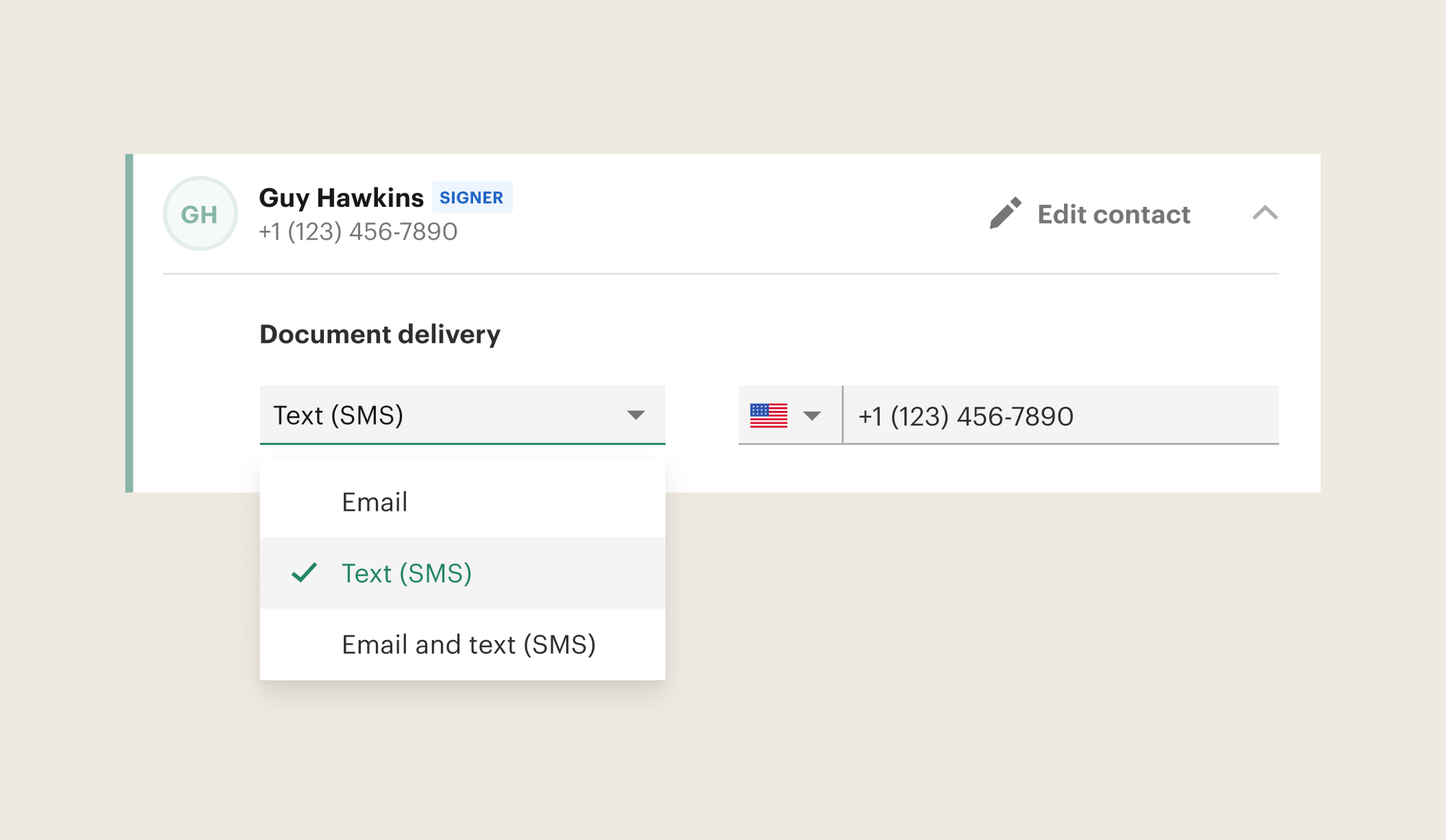 Image from Send documents via text (SMS)