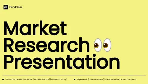 Market Research Presentation