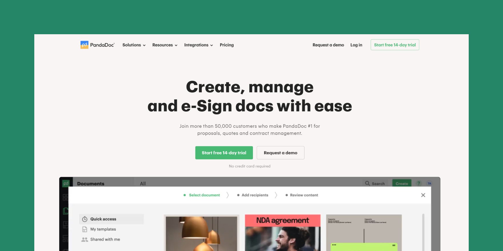 PandaDoc - Enterprise forms automation