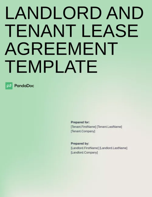 Residential Landlord-Tenant Agreement Template