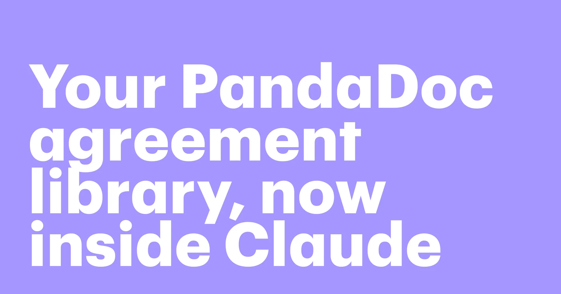 PandaDoc Claude Connector