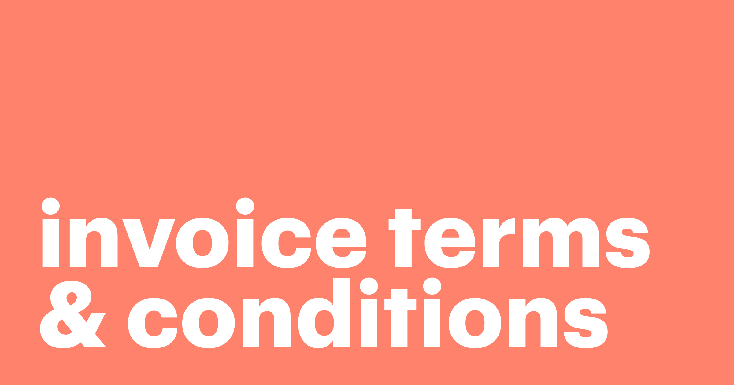Featured: 15+ invoice terms and conditions examples (with template)