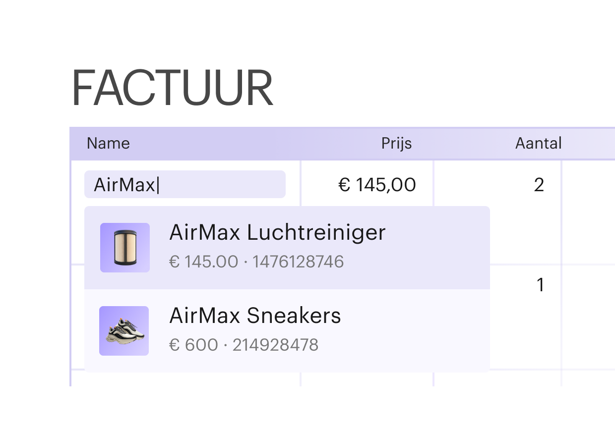 Interactive Pricing Tables