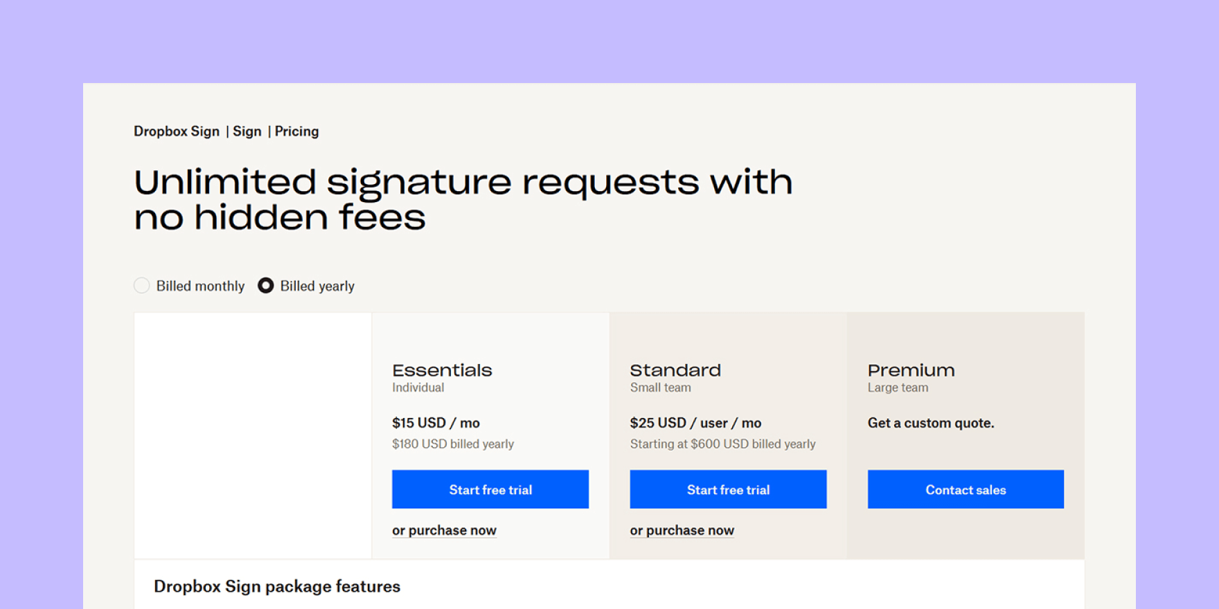 Dropbox sign review
