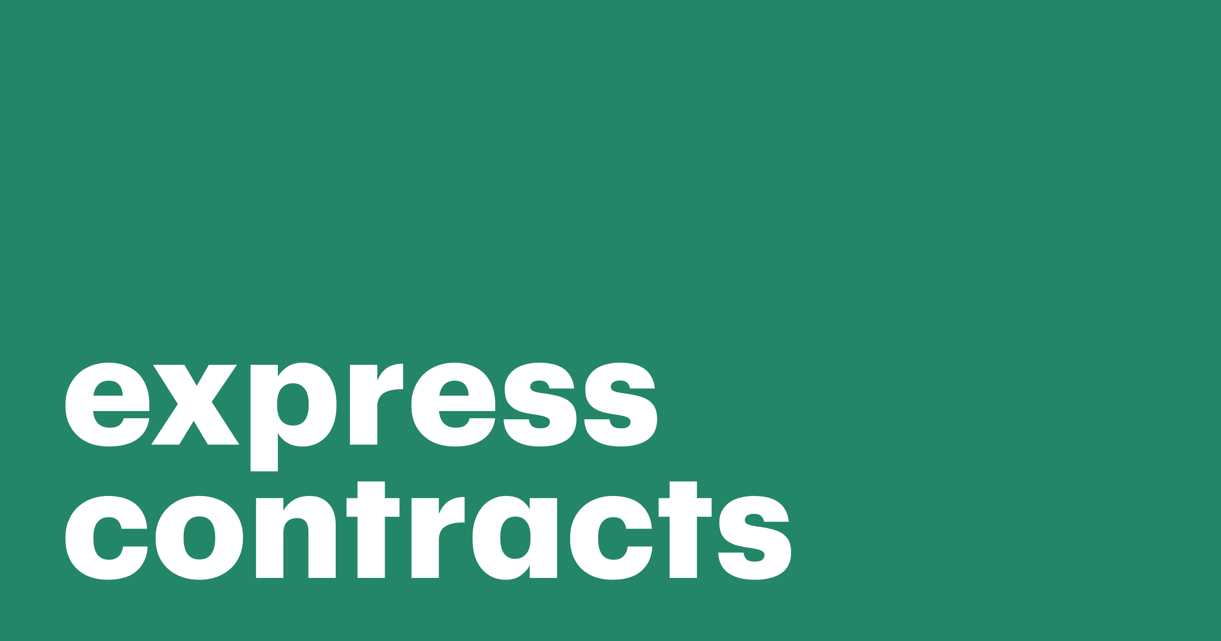 Featured: How to manage express contracts like a pro