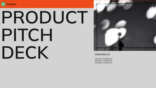 Product Pitch Deck