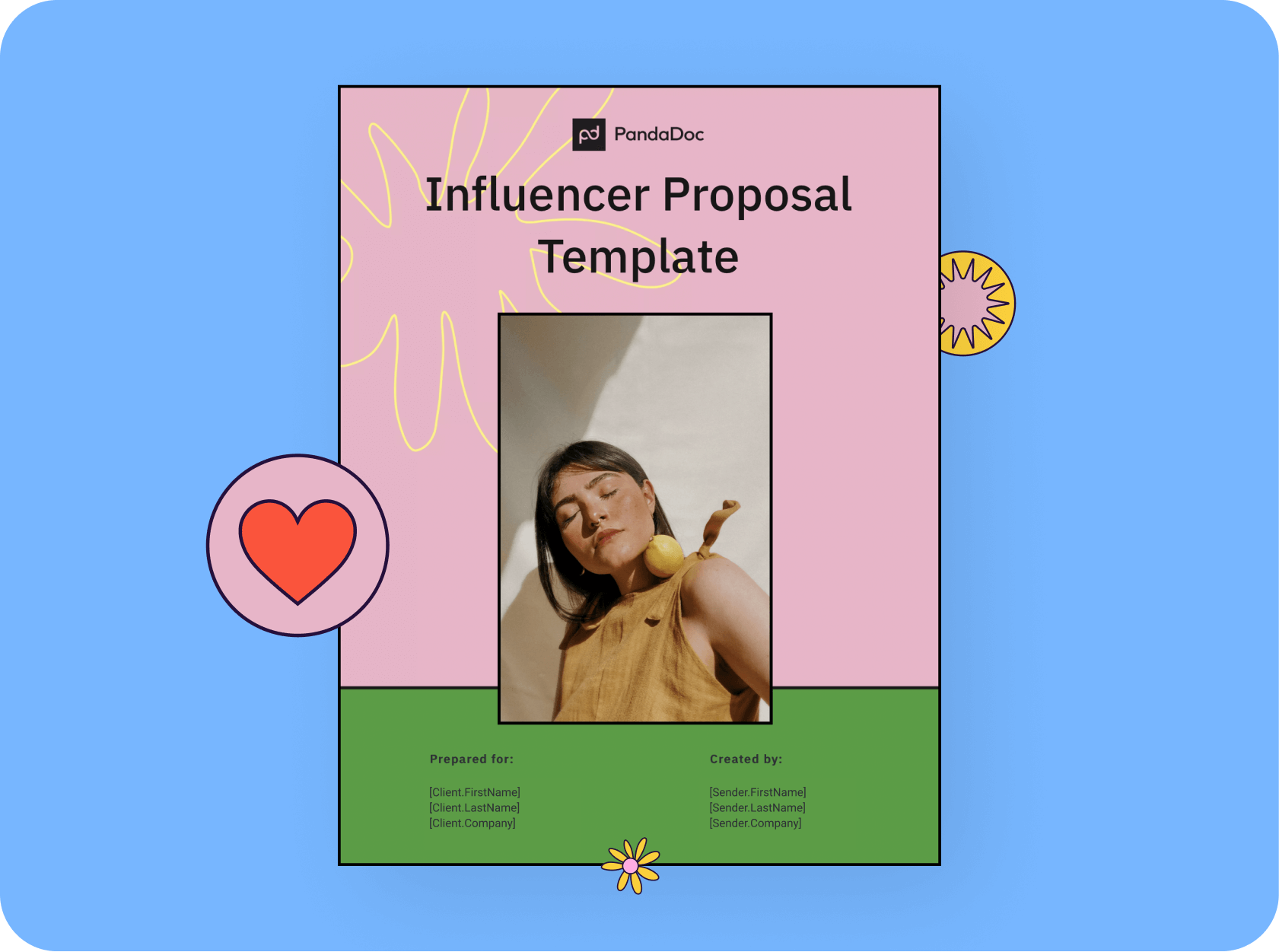 Influencer Proposal template PandaDoc
