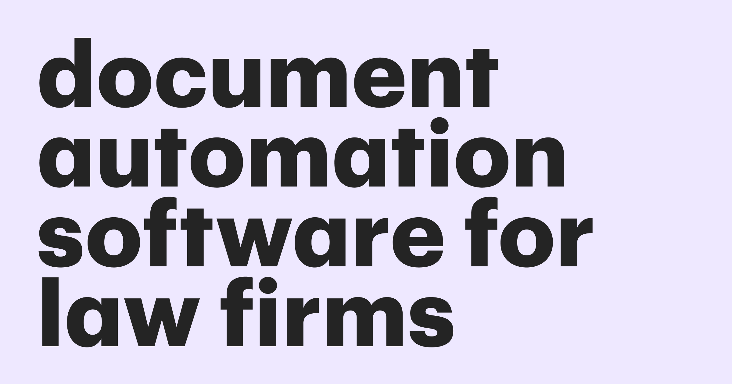 Featured: Best document automation software for law firms
