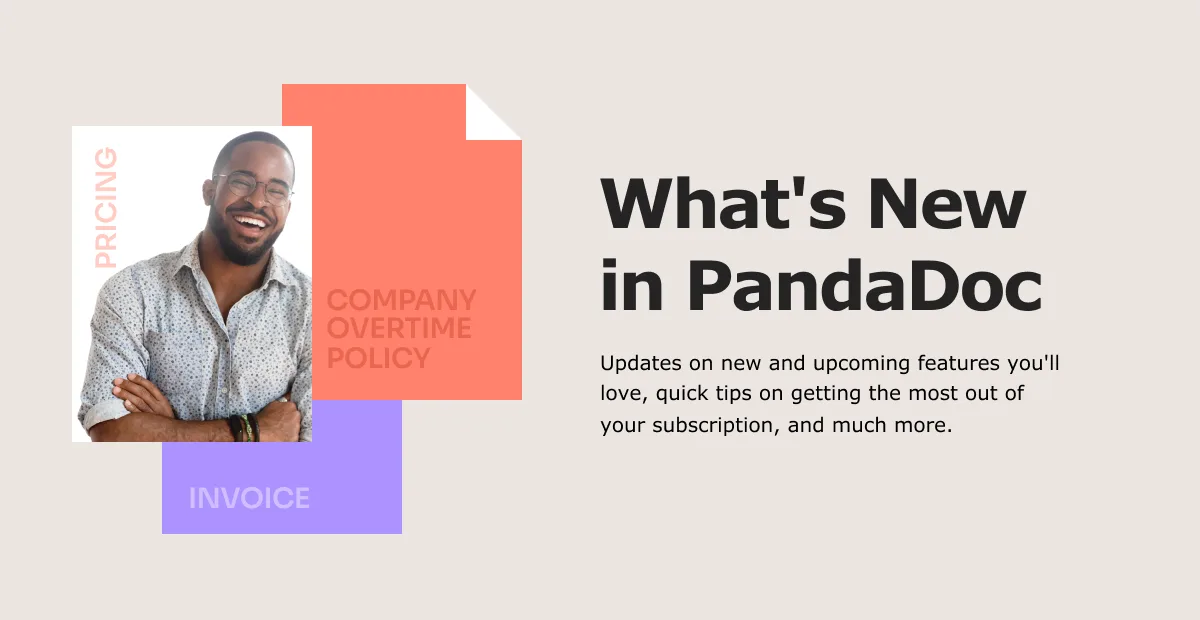 Featured: What's New in PandaDoc – November 2023