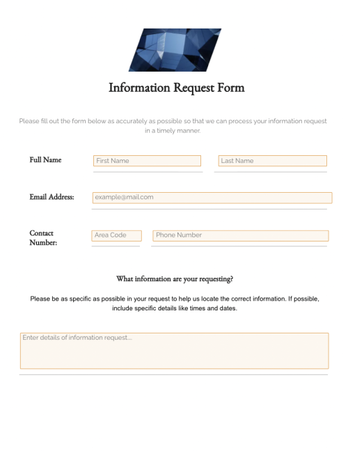 Information Request Form