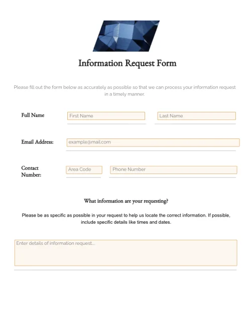 Information Request Form