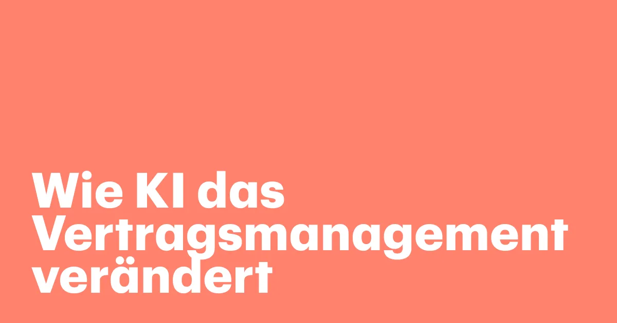 Featured: Contract AI: How AI is transforming contract management