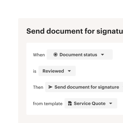 Automation Autosend Documents
