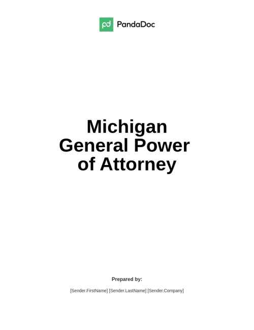 Power of Attorney Michigan
