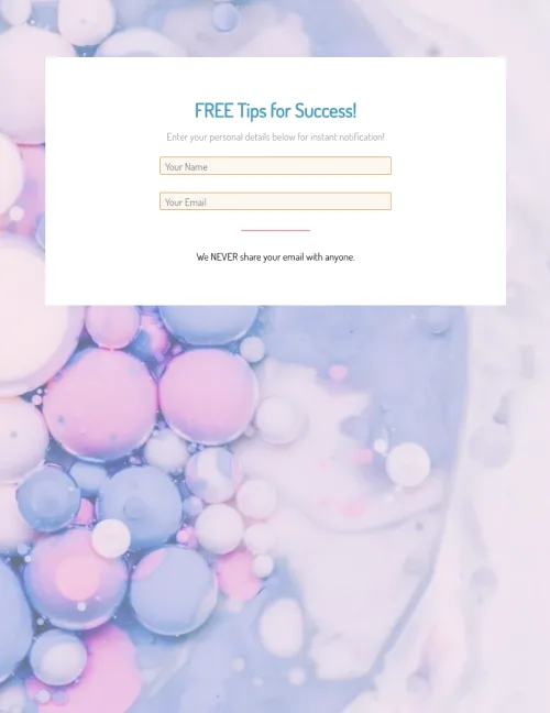 Opt-in Form