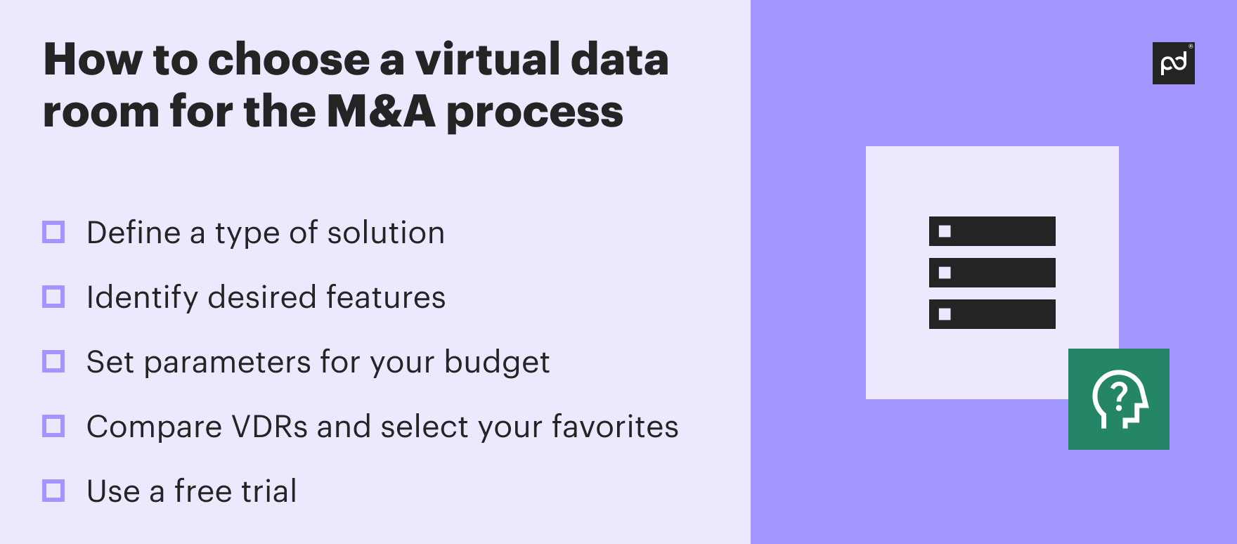 How to choose a virtual data room for the M&amp;A process