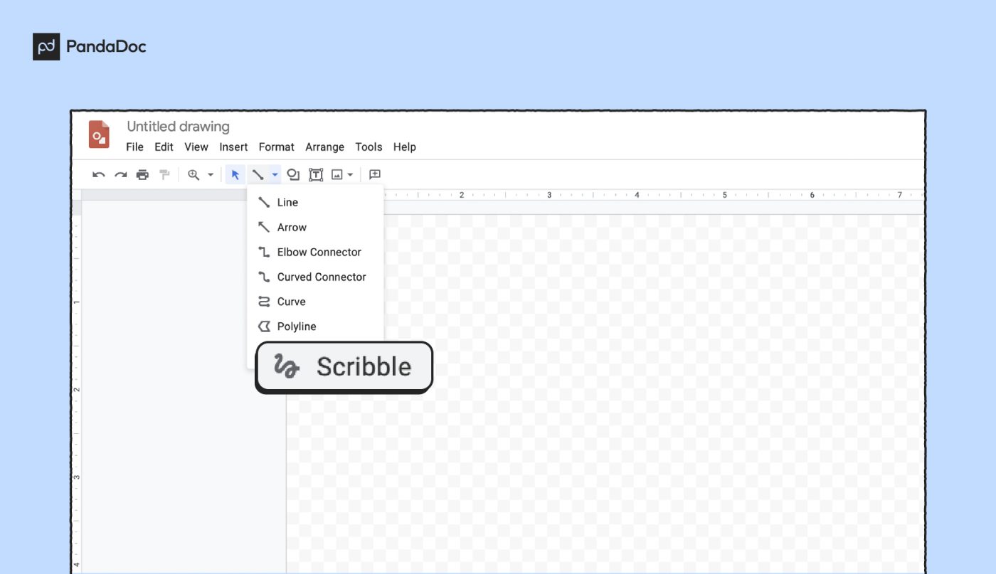 Select “Scribble”