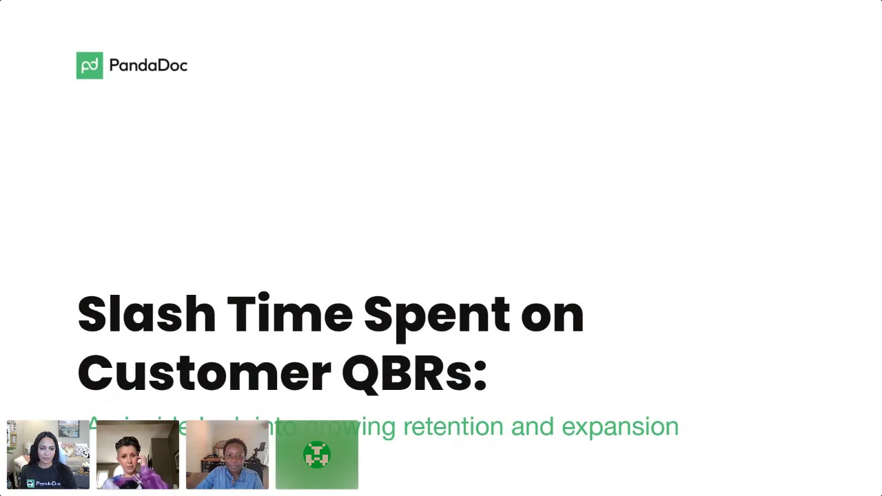 Learn how PandaDoc uses PandaDoc to have more high-value, personalized customer QBRs at scale