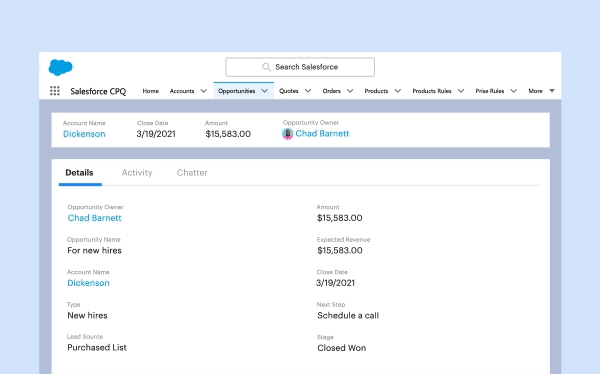 Salesforce CPQ