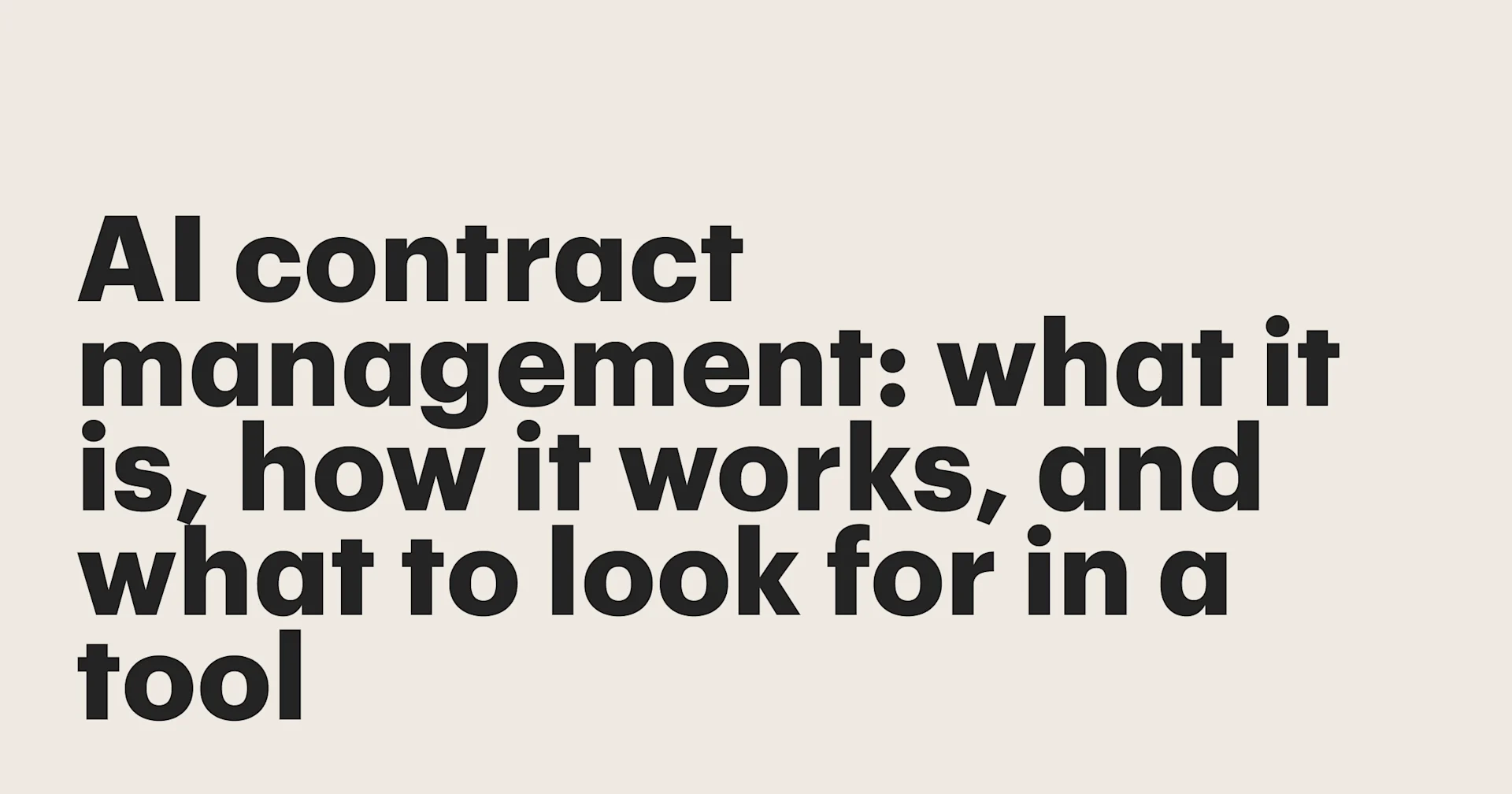 Gestión de contratos con IA: qué es, cómo funciona y qué buscar en una herramienta