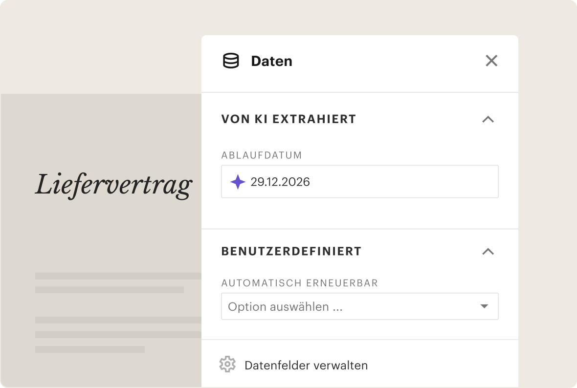 Manage AI Extracted Data