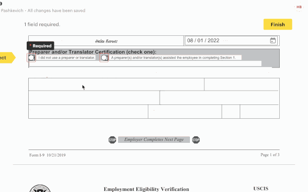 HR case for conditional fields